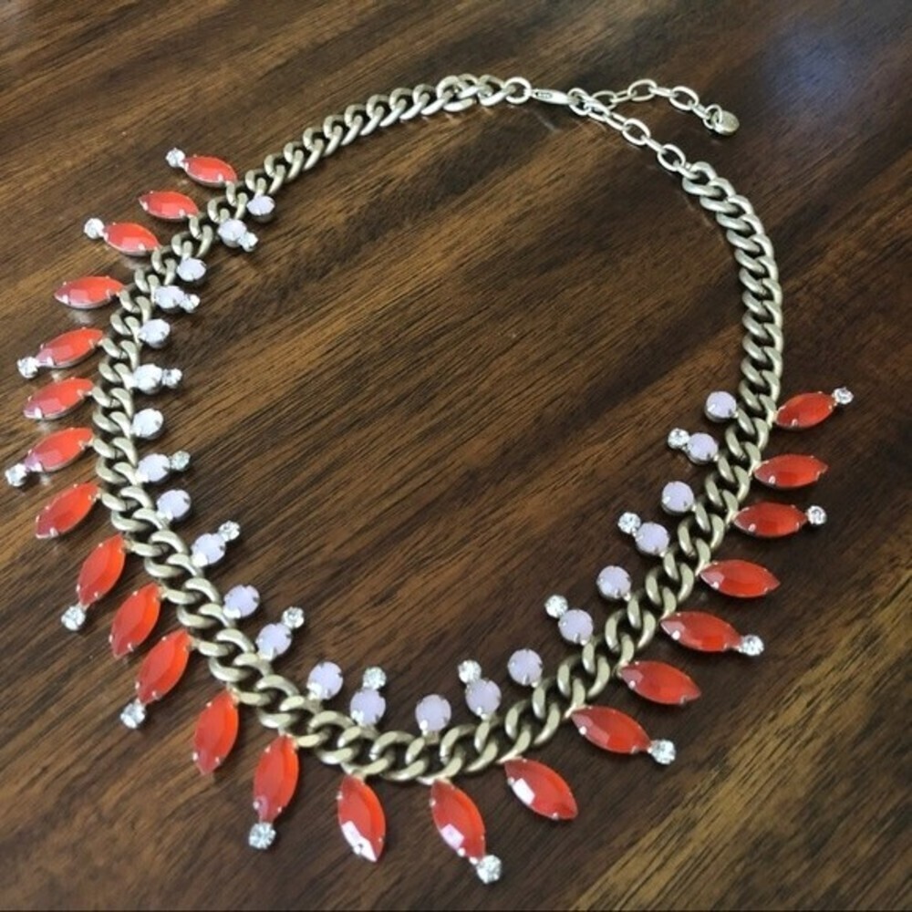 LOFT Statement Crystal Rhinestone Necklace